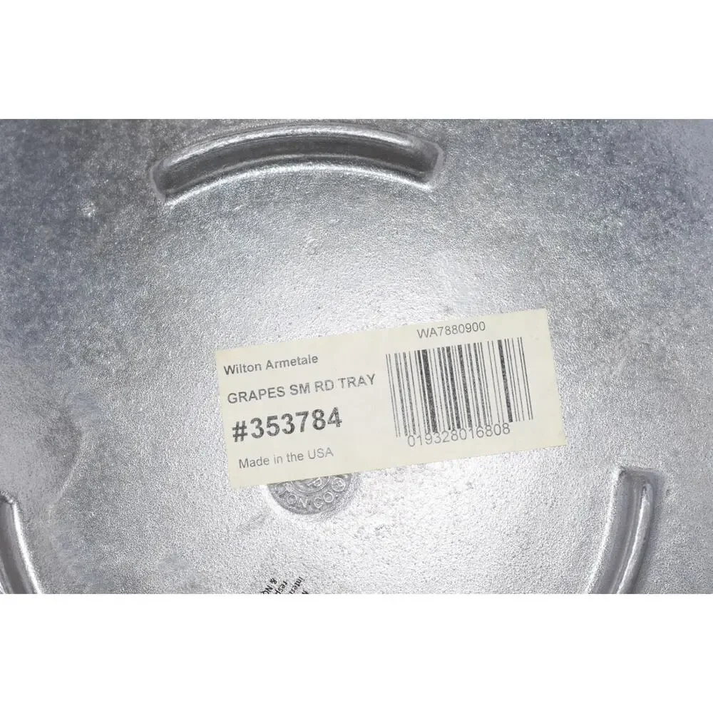 Wilton Armetale Holloware Pewter GARDEN PATH Serving Plates 11